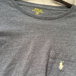 Polo by Ralph Lauren Denim Blue Men Shirt Size Medium M